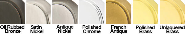 Emtek 3507 Available Finishes