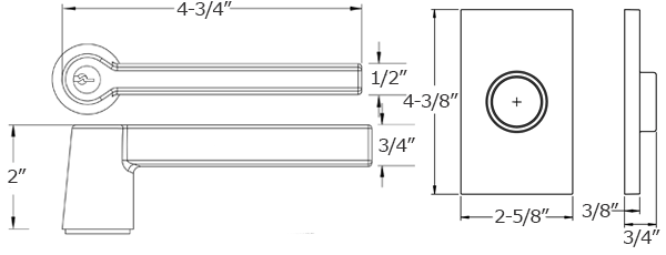 Emtek 5123HLO specifications