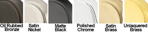 Emtek 8114 Available Finishes