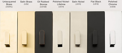 Emtek Finish Chart