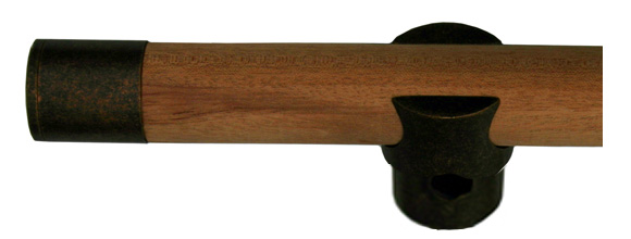 First Impressions 10SW-Mahogany Mahogany Wood Door Handle Detailed Picture