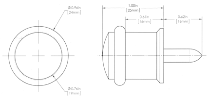 First Impressions BSN01001 door stop size