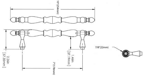 First Impressions SVY875010SBR Dimensions