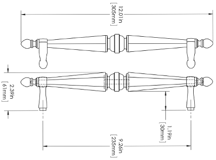 First Impressions DLW5012CRGFBR Dimensions Diagram