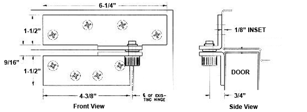 Door Reinforcement Hinge Specifications