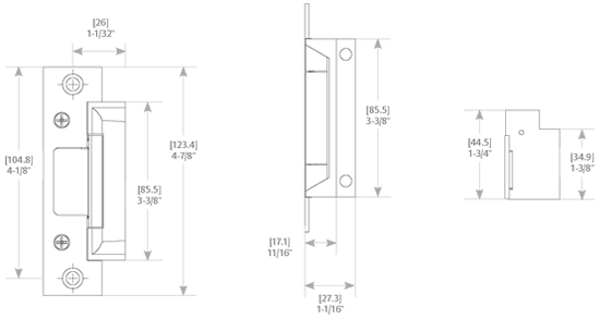 HES 5000DC Electric Strike Specifications