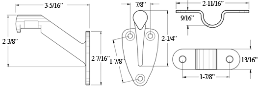 Deltana HRB325 Dimensions