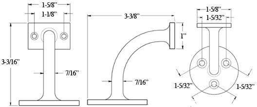 Deltana HRC175 dimensions
