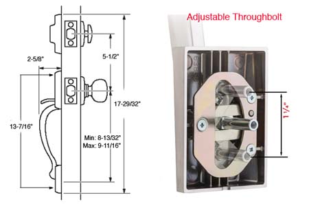 Kwikset San Clemente Handleset Specifications