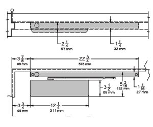 LCN 4040SE dimensions