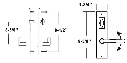 71000ACA Multipoint Trim Sets dimensions