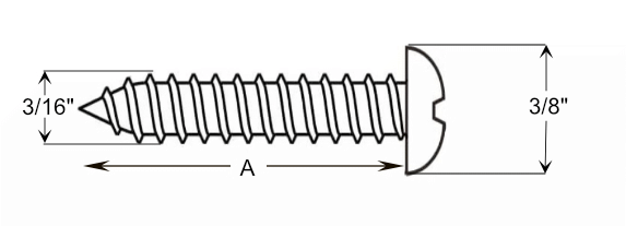 Romstel SMSPP10 #10 Self Tapping Screw