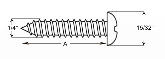 Romstel SMSPP14 #14 Self Tapping Pan Head Screw