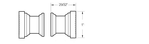 Chalice Shower Door Knob Specifications