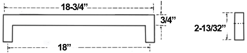 18 Inch Square Pull Specifications