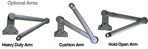 Optional Door Closer Arms
