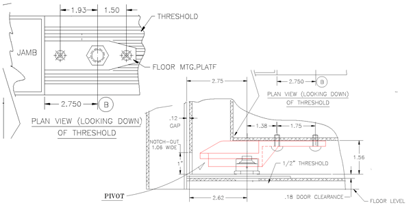 Jackson 20-1685 UP pivot size