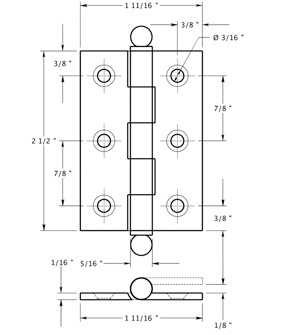 Deltana CH2517 Specifications