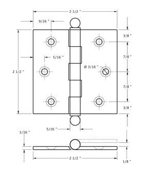 Deltana CH2525 Specifications