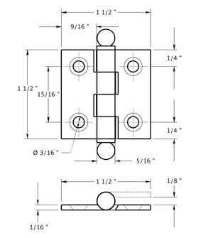 Deltana CH1515 Specifications