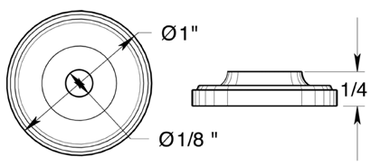 Deltana BPRC100 Base Plate Size