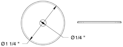 Deltana BPRK125 Base Plate Size