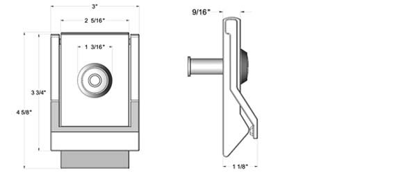 Deltana DKMV4 Modern Door Knocker Specifications