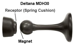 Deltana MDH30 magnetic door stop