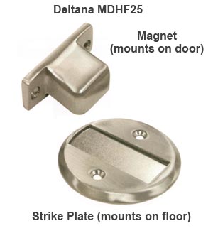 Deltana MDHF25 magnetic door stop