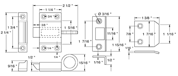 Deltana TC80 Transom Catch size