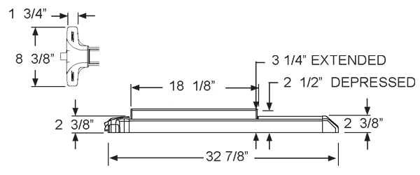 DETEX Delayed Egress Rim Device specifications
