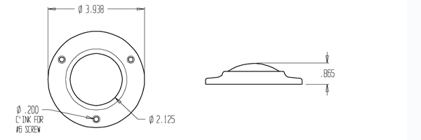 Don-Jo 1410-626 Oversize Wall Bumper size