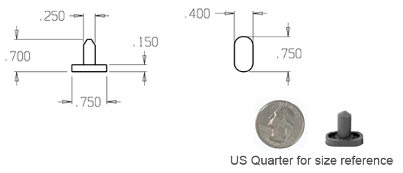 Don-Jo 1609 Door Silencer