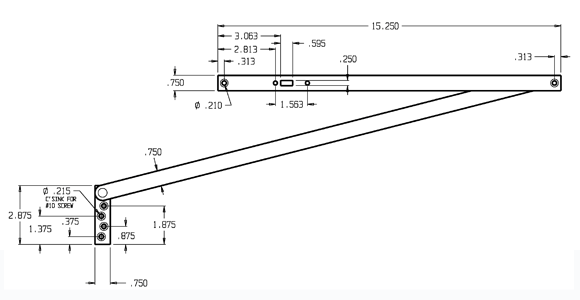 Don-Jo 3023 Concealed Door Stop