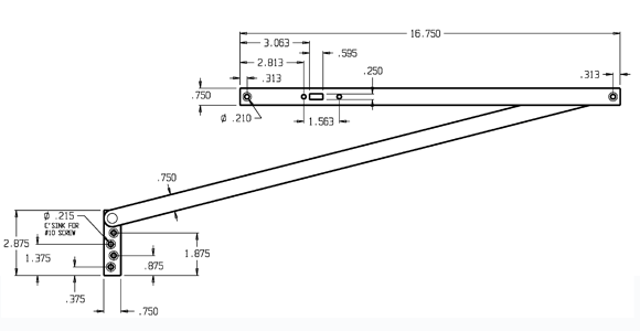 Don-Jo 3024 Concealed Door Stop