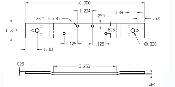 Don-Jo HR-120 4.5 Inch Hinge plate size
