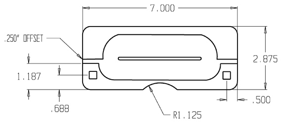 Don-Jo LP-107-630 Security Latch Guard size