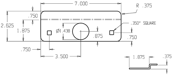 Don-Jo LP-307 Security Latch Guard size