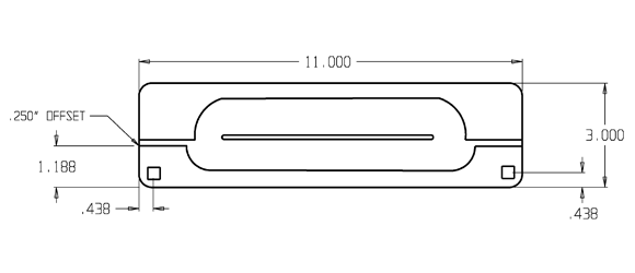 Don-Jo MLP-211 Security Latch Guard size