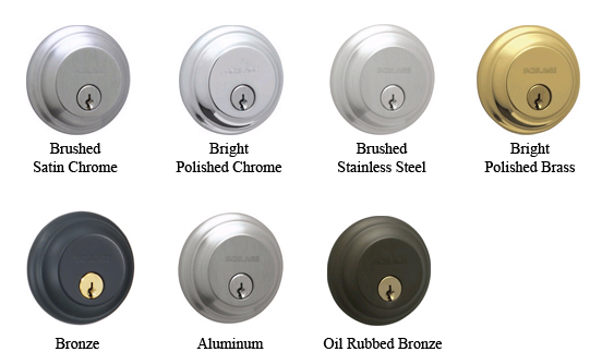 Design Hardware finish color chart