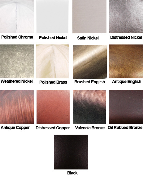 RK International finish color chart