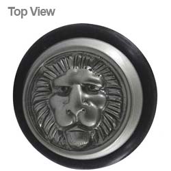 lion head door stop picture