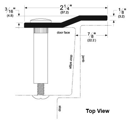 Pemko 3572SP Door Security Bar